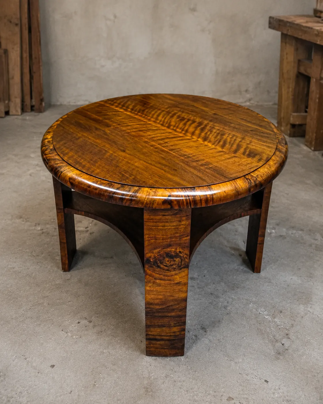 Round Art Deco table